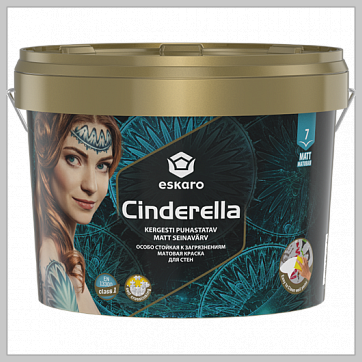 Cinderella Особо стойкая к загрязнениям матовая краска для стен